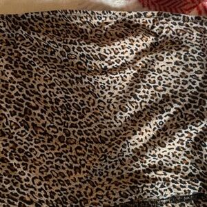 SHEIN cheetah print tube top